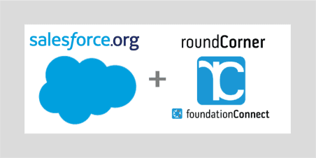 Logo Images for Salesforce.org and roundCorner foundationConnect